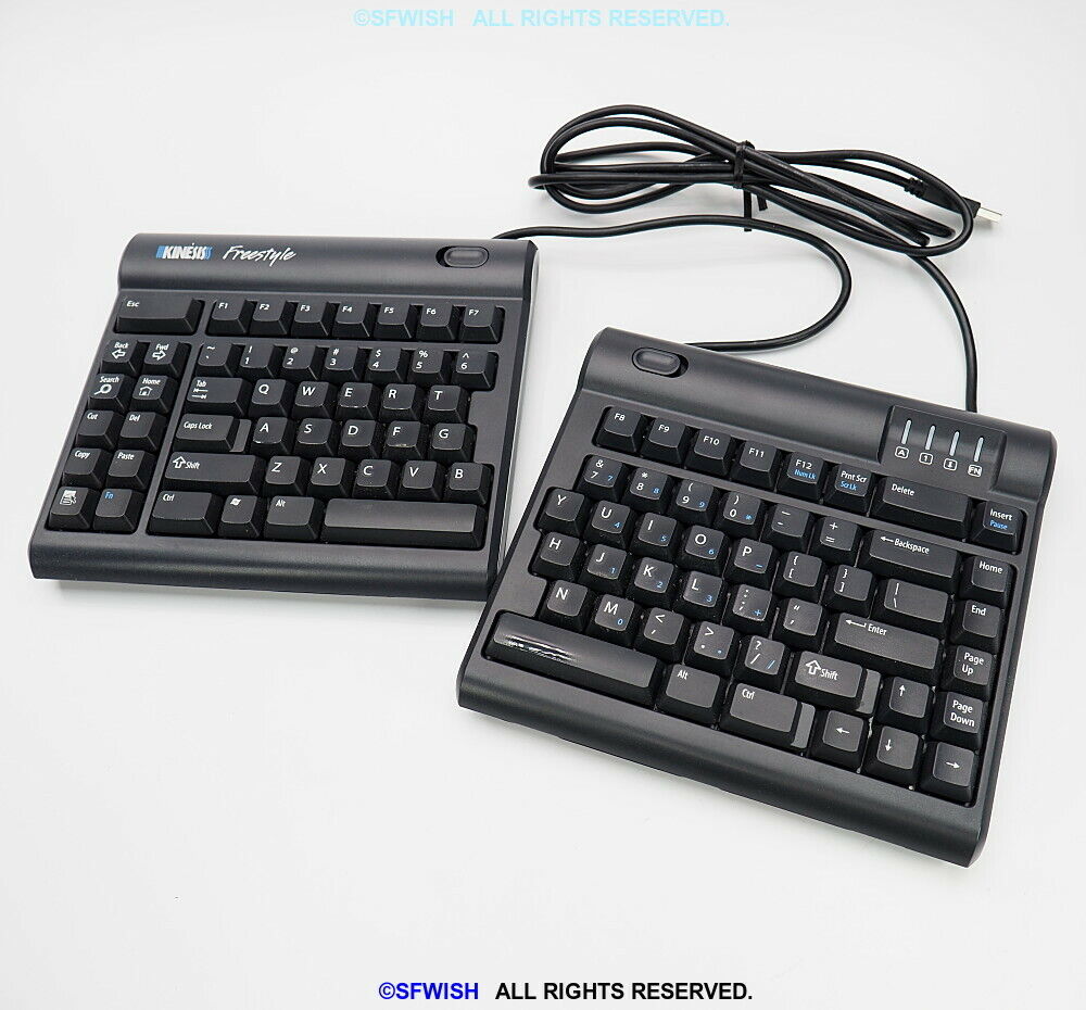 KINESIS KB700 Freestyle Ergonomic USB Wired Keyboard for PC