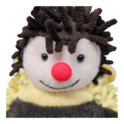 Abbey Press Bumble Bee 8'' Brown Yellow Plush 2008 Stuffed Animal Toy CLEAN