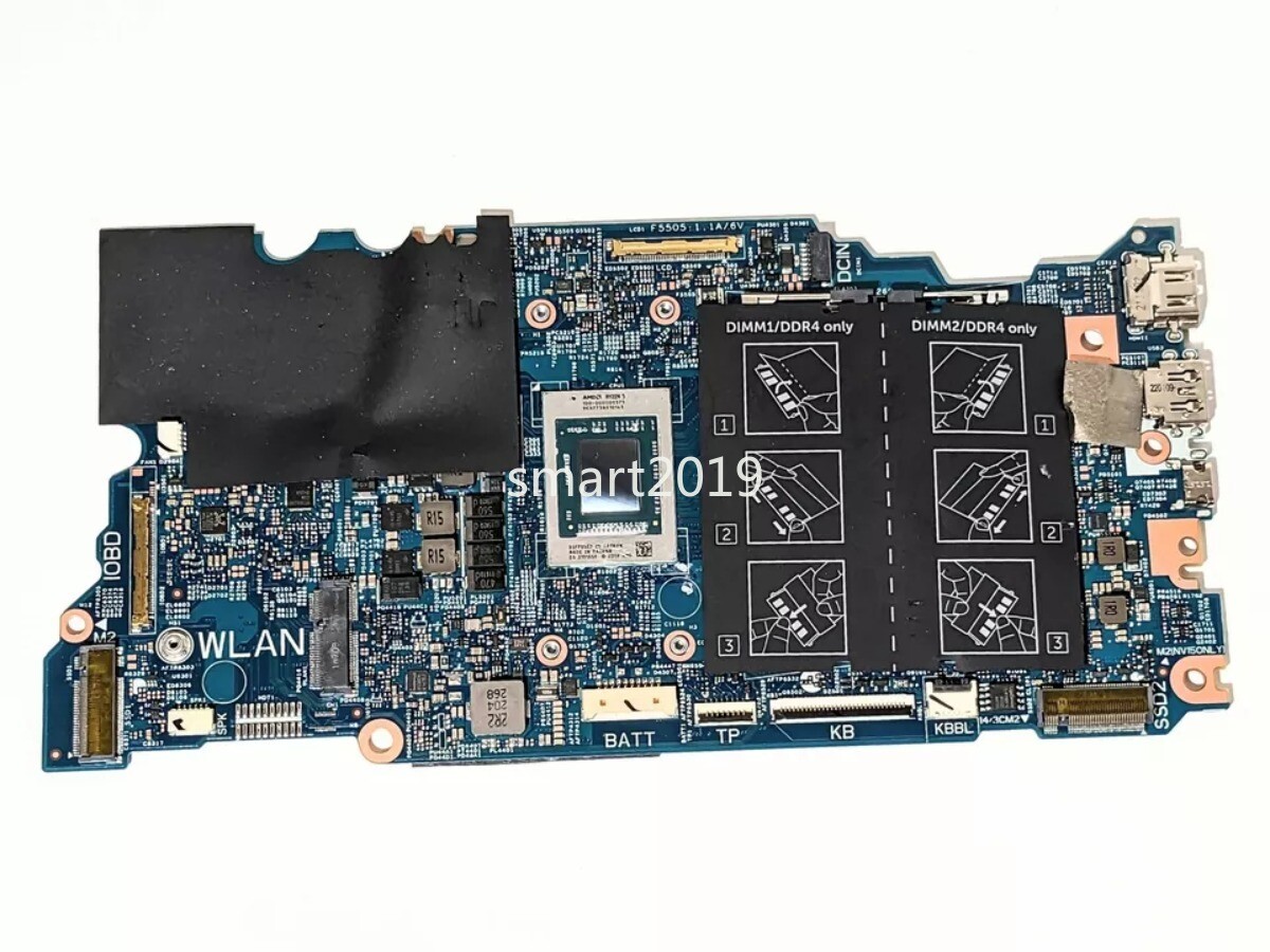 For Dell Inspiron 15 5515 Motherboard 203076-1 WCD6Y 0WCD6Y AMD