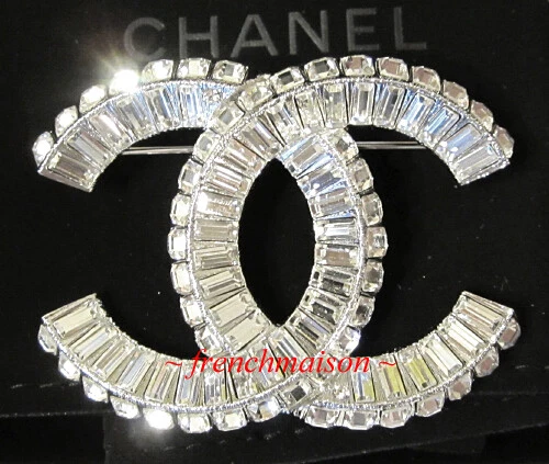 CHANEL Silver Fashion Brooches & Pins for sale | eBay