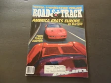 Road & Track Aug 1987 4 Wheel Steer Prelude; Twin Turbo Exotics         ID:19656