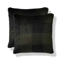 The Big One Printed Plush 2-pack Throw Pillow Set Green Sz 16 x 16