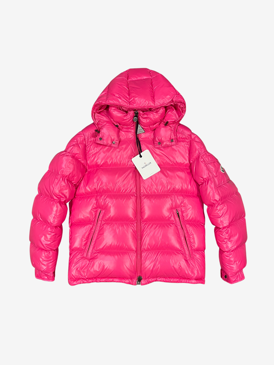 ぽよよ、正規品⭐︎美品⭐︎MONCLER フード付きジャケット ピンク00 Buy Moncler Maya Hooded Puffer Shiny Jacket 'Pink' - 1A536