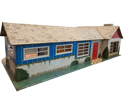 Kitchen 1950s Metal Dollhouse Vintage Antique 1950s Marx Dollhouse