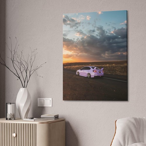 Subaru WRX High Resolution Museum Quality Vertical Car Canvas Print #015 - Picture 3 of 10