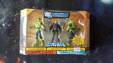 DC UNIVERSE CRISIS LEX LUTHOR & LEXCORP TROOPER 3-PACK FIGURES NEW Sealed