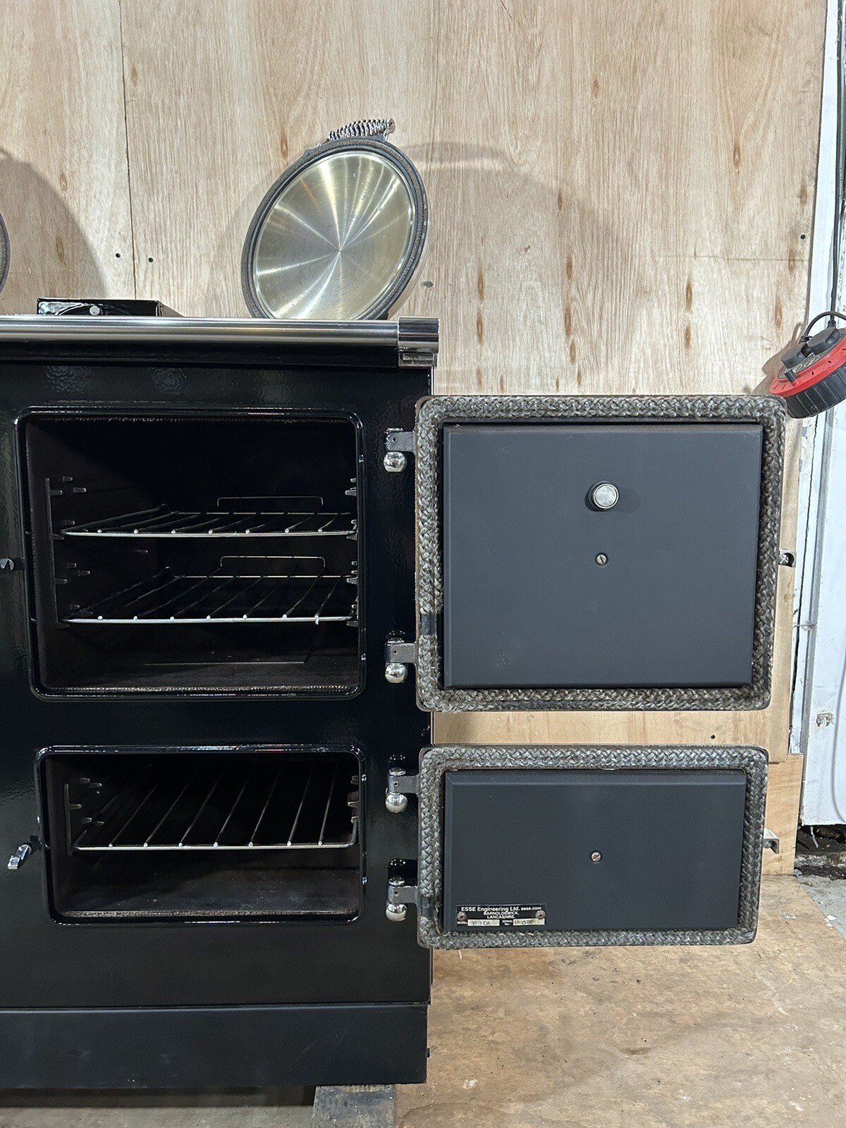 ESSE 990CH cast iron wood / solid fuel burning range cooker / boiler eBay