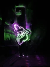 Mustang coyote, LED car show hood prop