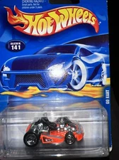 2001 Hot Wheels Collector #141 GO KART Orange w/Chrome 5 Spoke /MW Front Wheels
