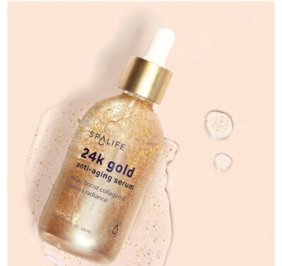 SPA Life 24K Gold Anti-Aging Serum 3.7 oz/100 ML New 