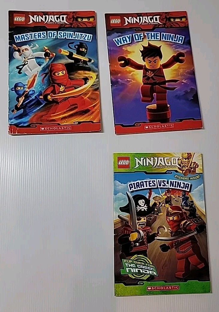 lot of Lego Ninjago Masters of Spinjitzu softcover books Scholastic