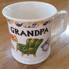 Past Times Grandpa Mug Cup Grandad Gift Birthday Grandfather Novelty 9.5cm Tall