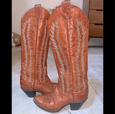 Larry Mahan Women's Vintage Authentic and Rare Cowboy Western Boots Sz 5.5