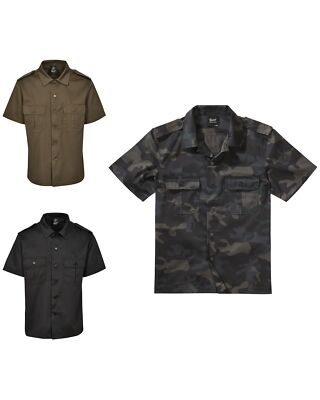 Brandit Herren Hemd Short Sleeves US Shirt Freizeithemd Übergrößen