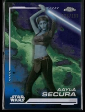 Star Wars Topps Chrome 2024 Card Refractor - Purple /199 Aayla Secura