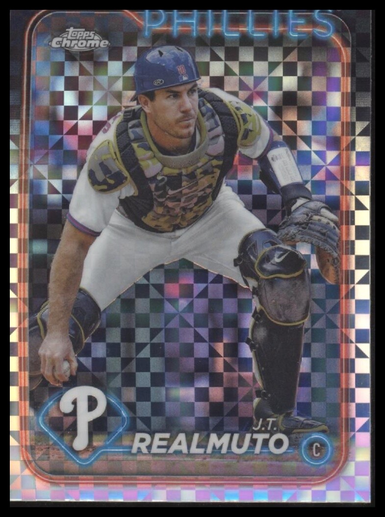 2024 Topps Chrome #261 J.T. Realmuto X-Fractor | eBay