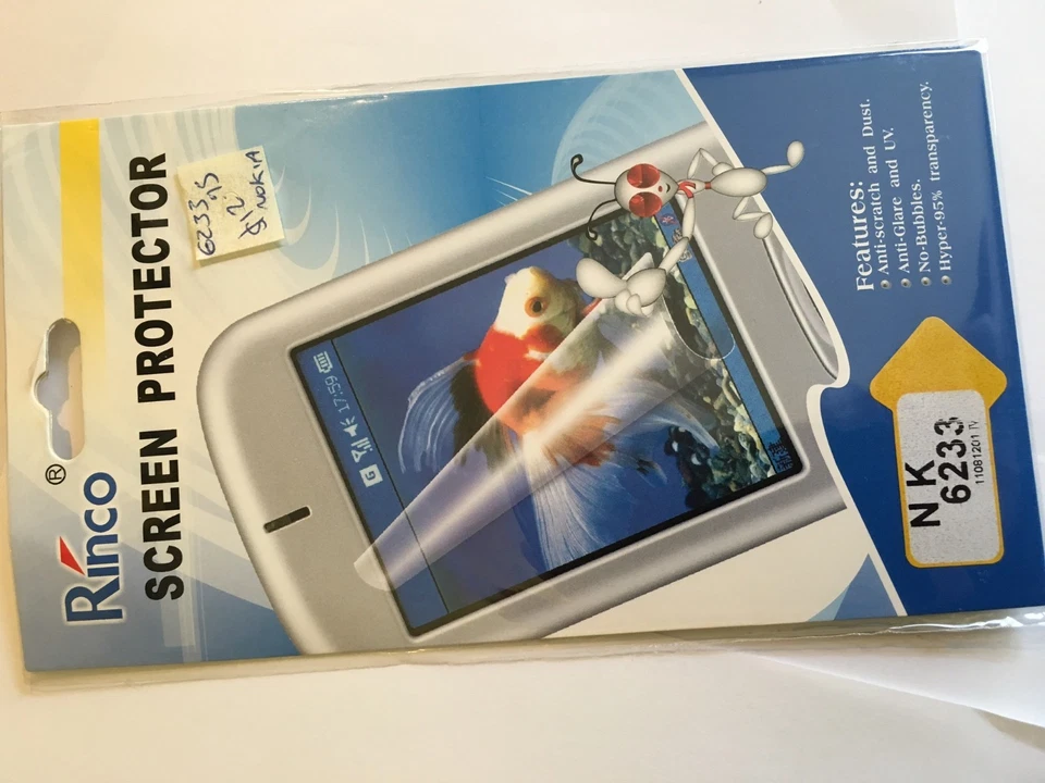 Nokia 6233 Screen Guard Protector in Clear SCG4272 Brand New & Sealed in package - Image 2 of 4