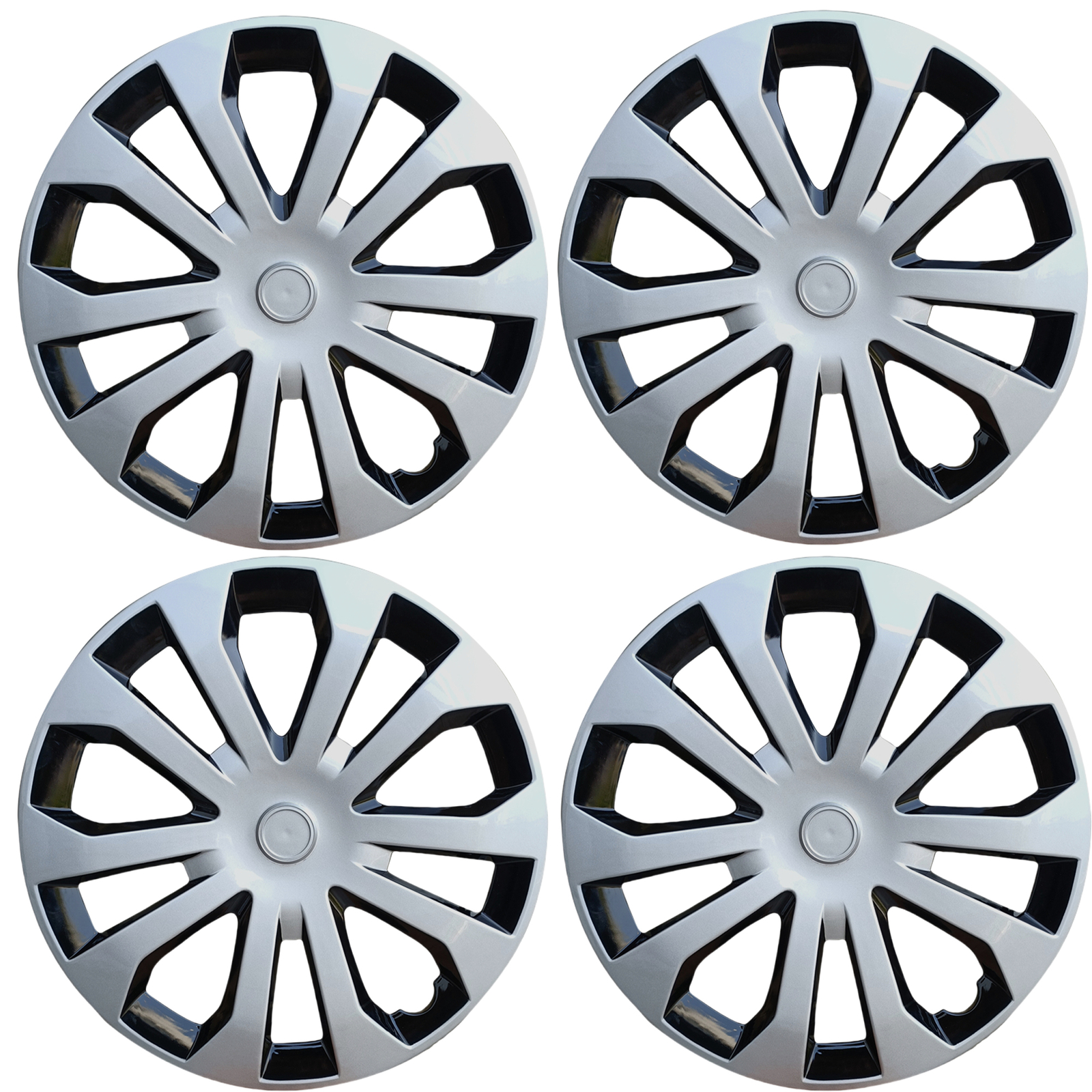 4PC 16-Inch Wheel Hub Covers for Honda Nissan Toyota Ford R16 Rims