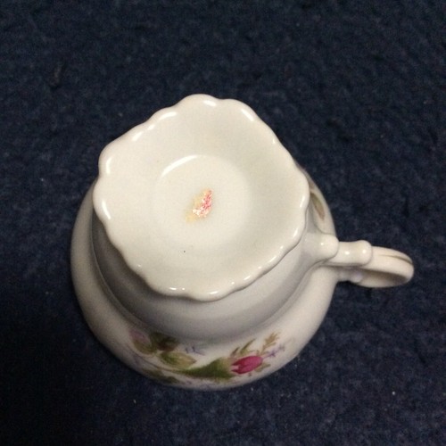 Rose Decoration ●  Demitasse / Small Tea   cup and saucer  ●  Porcelain - Picture 3 of 8