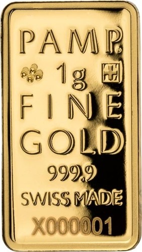 2024 Switzerland PAMP Wolf Fine 1 g Gold Bar 9999 Gold Coin Swiss Wildlife RARE - Picture 3 of 9