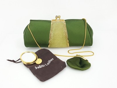green evening clutch
