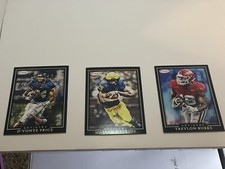 3- 2021 Sage Hit Football ARTISTRY D'VONTE PRICE RC #ART-DVP  ART-HH & TB