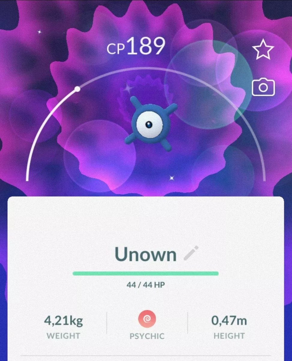 Shiny Unown Will Only Be In Pokémon GO For One Week