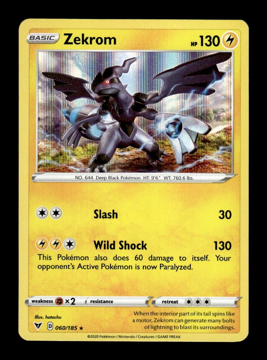 Pokemon Vivid Voltage ZAKROM Holo 060/185 | eBay