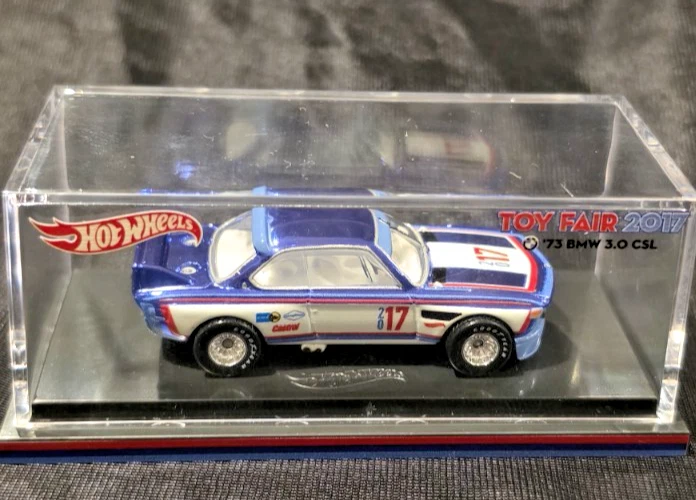 HOT WHEELS 2017 Mattel Toy Fair '73 BMW 3.0 CSL Limited Edition 1:64 Rare NEW - Image 1 of 4