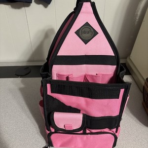 AMM's Tote-Ally Cool On-The-Go Pink & Black Craft Tote Bag Stamping Carry Case