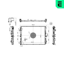 ERA Motork&uuml;hler Wasserk&uuml;hler 673583 f&uuml;r MERCEDES KLASSE W222 V222 X222 W213 S213