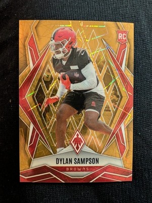 2025 Panini Phoenix - Dylan Sampson /10 GOLD LAZER RC Browns Cleveland