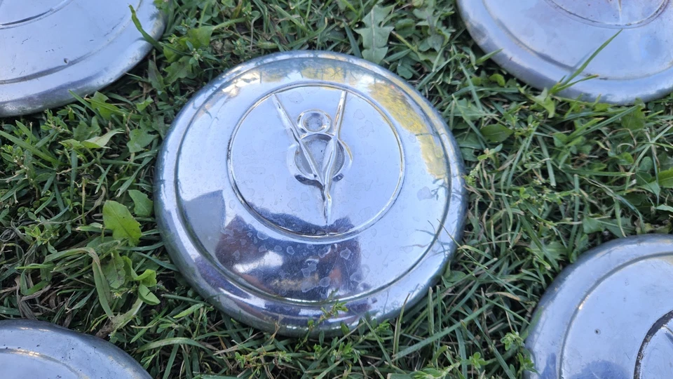 Juego de 5 Tapacubos de rueda de radios de alambre originales Ford 1935 modelo 48 camioneta 4 Foto 4 de 4