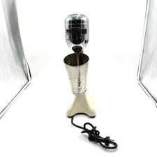 Vintage Myers Bullet Mixer, Cream Porcelain, Commercial, Malt Shop, Milkshake