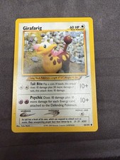 Pokemon TCG Girafarig 66/105 Neo Destiny Common Regular English Basic 60HP on eBay
