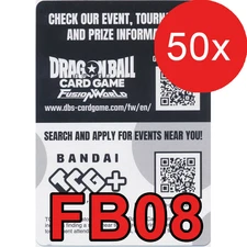 Dragon Ball Super Fusion World FB08 SAIYAN's PRIDE Code 50x Fast Code