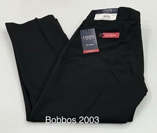 Chaps Men's Classic Fit Suit Trouser, Black, Size 36X30