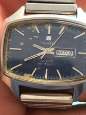 Tissot Seven Automatic TV Watch Blue dial Running Order