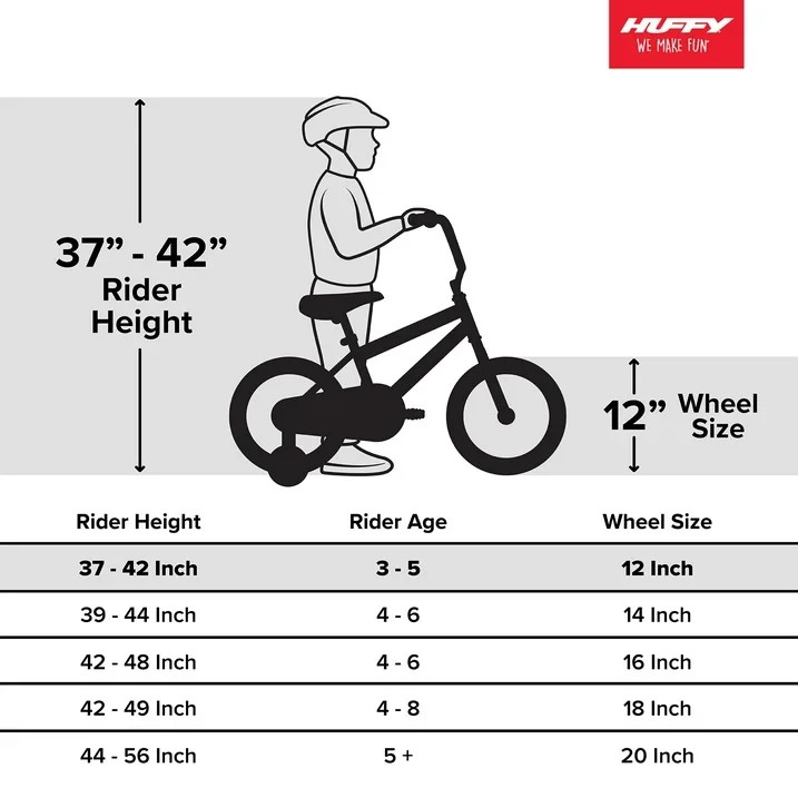 12 in. Sea Star Kids Bike for Girls Ages 3 and up Years, Child, White Pink