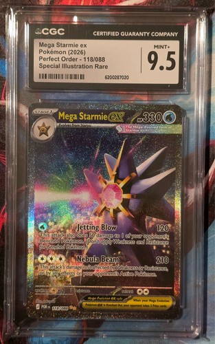 Mega Starmie ex graded CGC 9.5 for sale on eBay
