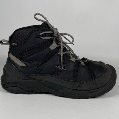 Keen Men's Circadia Mid Polar Black/Steel Grey Waterproof Winter Boots 1026762