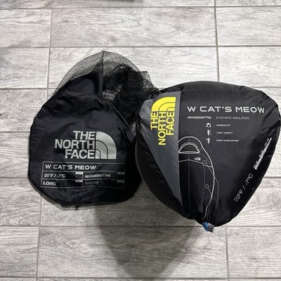 The North Face Womens Cat s Meow Sleeping Bag 20F Regular Blue w/Bag