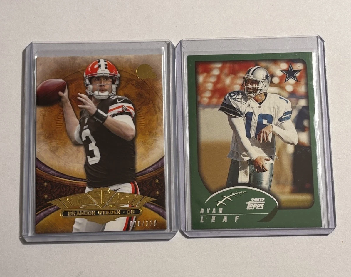 Brandon Weeden trading card