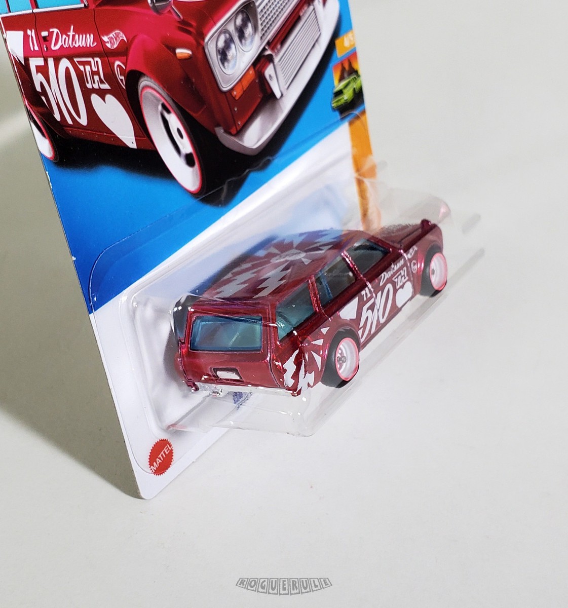 ホットウィール　Datsun 510 スーパートレジャーハント Hot Wheels DATSUN BLUEBIRD WAGON 510 STH Super Treasure Hunt Real