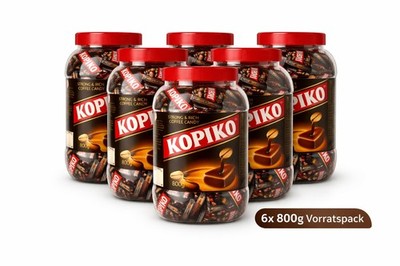(14,58 EUR/kg) Kopiko Kaffee Bonbons Großvorrat 6x 800g
