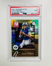 2021 Donruss Elite ZACH WILSON 2001 Elite Rookies Gold RC 8/10  #6 PSA 9 MINT