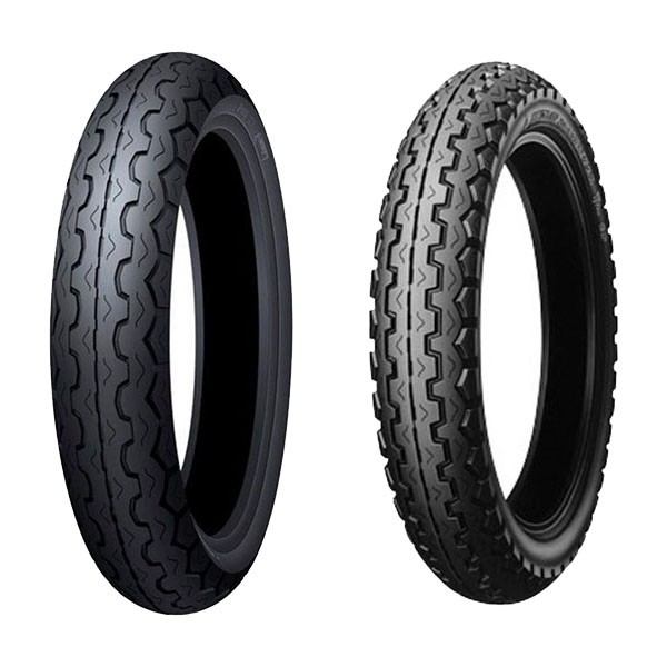 TYRE PAIR DUNLOP 110/80-18 58V TT100 GP + 4.25-18 64H TT100