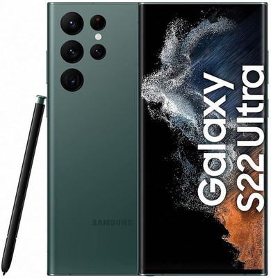 Samsung Galaxy S22 Ultra 5G 8GB 128GB SM-S908B Android Smartphone 6,7 Zoll grün