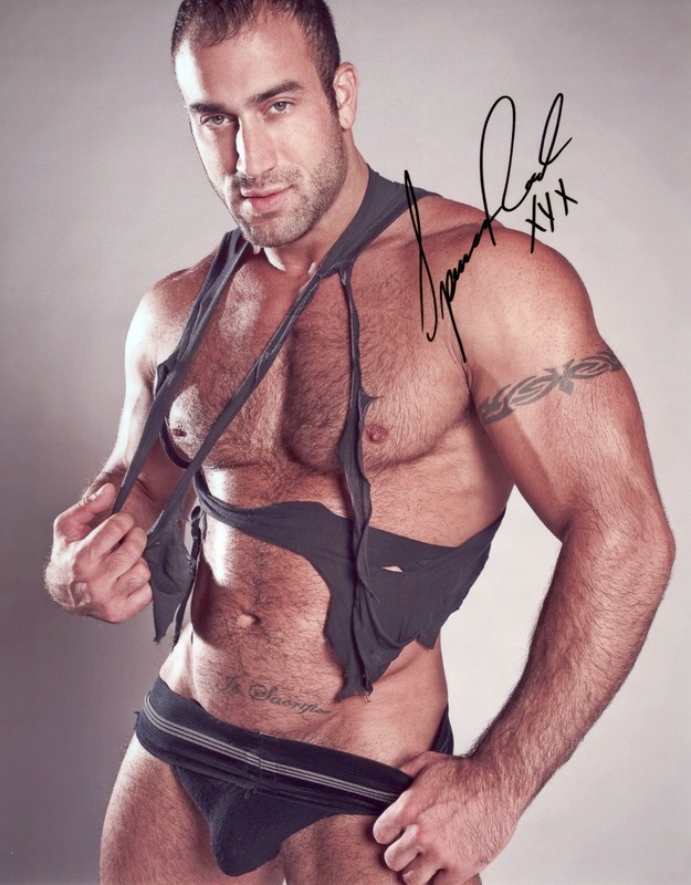 SPENCER REED Signed Autographed 8x10 Photo (ADULT FILM MODEL) Gay Interest JOCK!