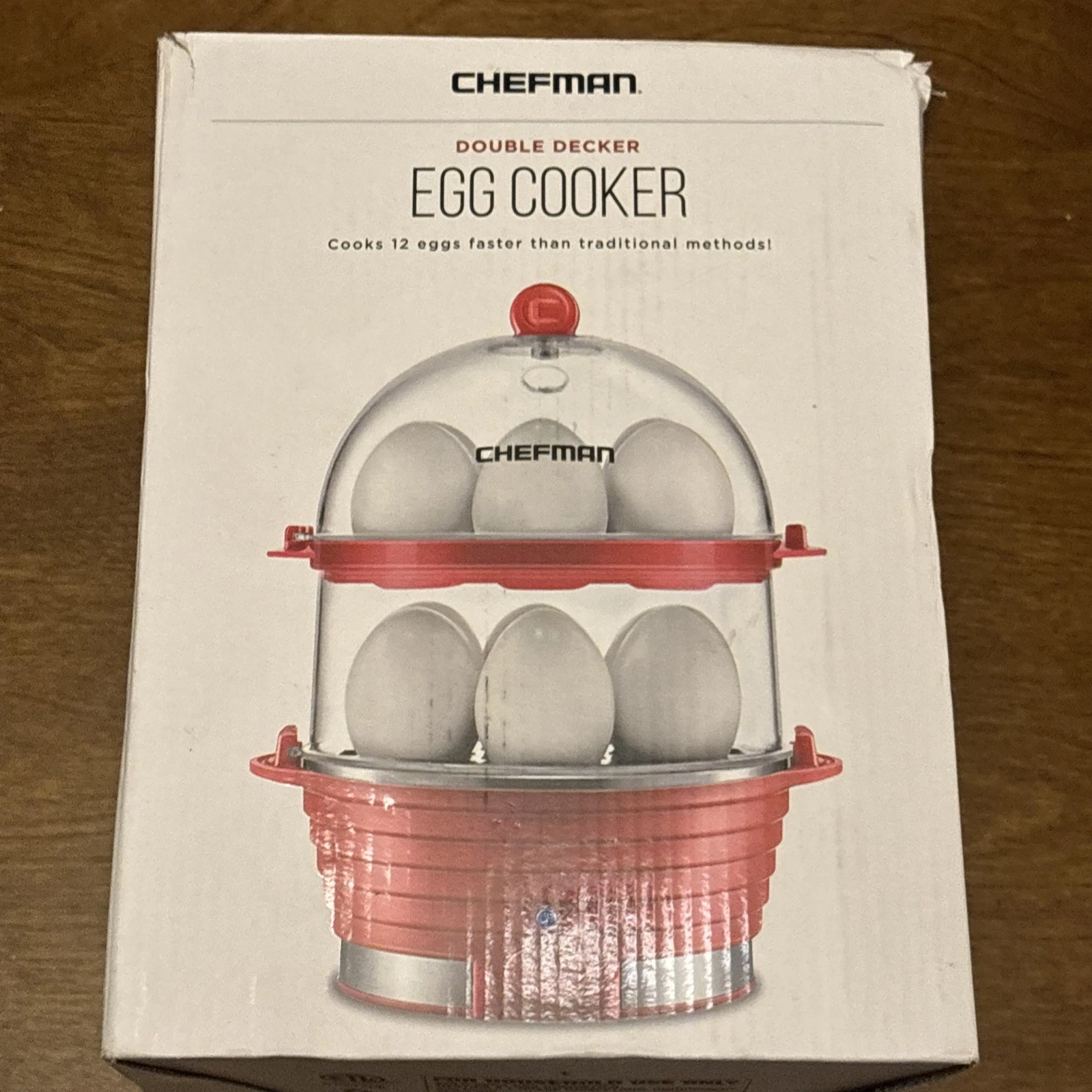 Chefman Electric Egg Cooker Boiler, Rapid Poacher, Food & Vegetable Steamer
Opens in a new window or
